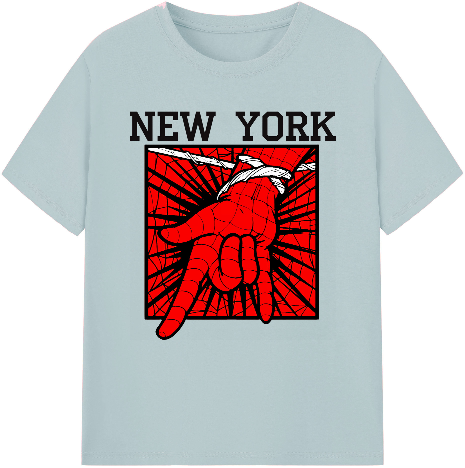 （画像用） Spider Man スパイダーマン 綿100％半袖Tシャツ（フロントプリント）